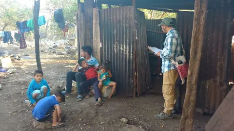 Promoción en la aldea Pebil Pam